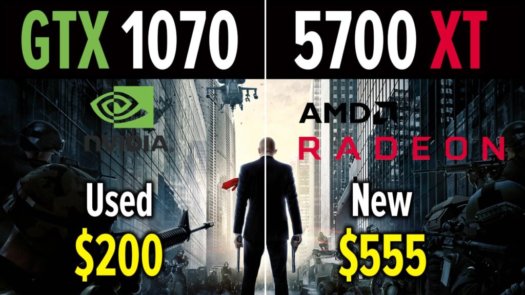RX 5700 XT vs GTX 1070