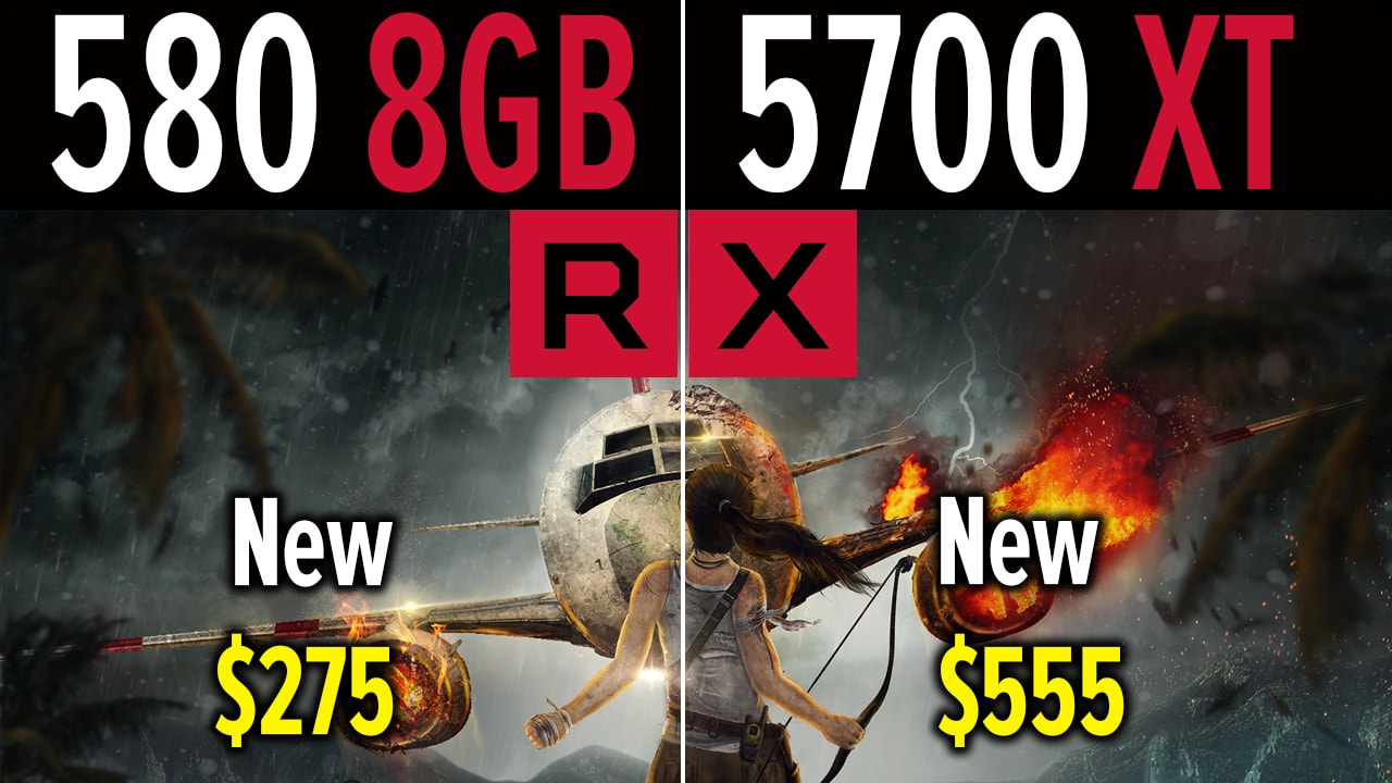 RX 580 vs RX 5700 XT