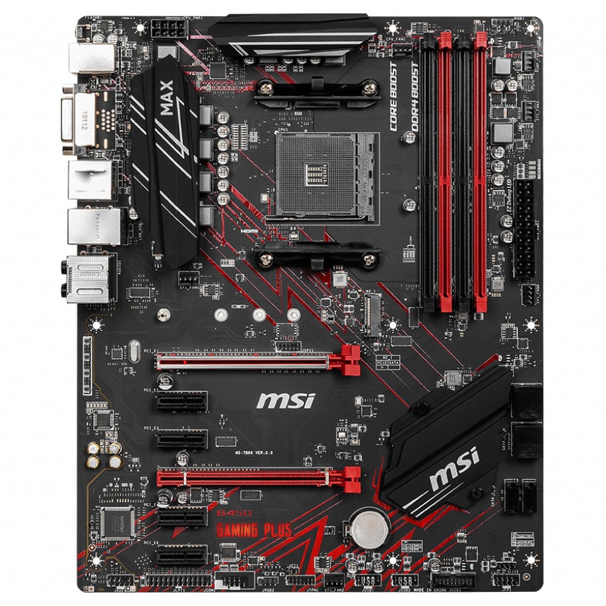 Материнська плата для майнінгу MSI B450 Gaming plus max