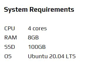 Atos System Requirements