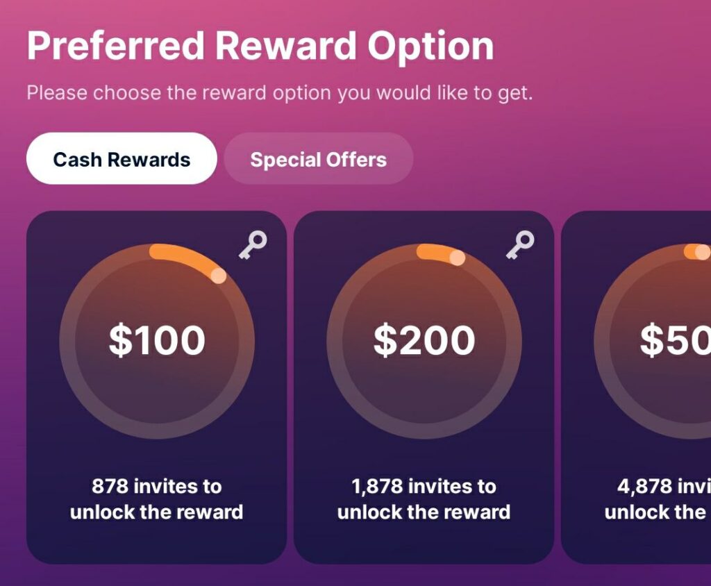 Preferred Reward Option