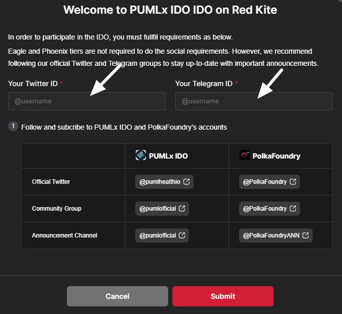 Задание для Whitelist на Red Kite