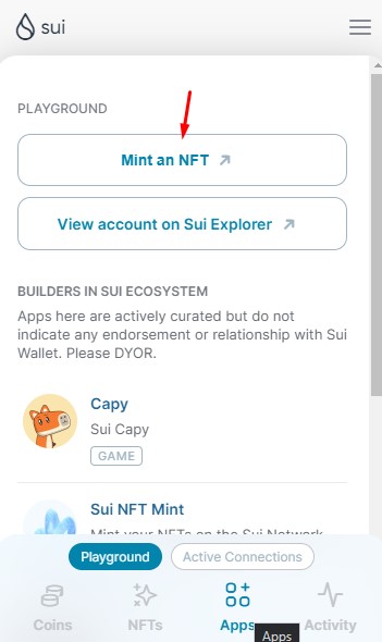 Mint nft перевод