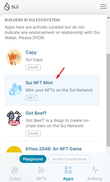 Mint nft перевод