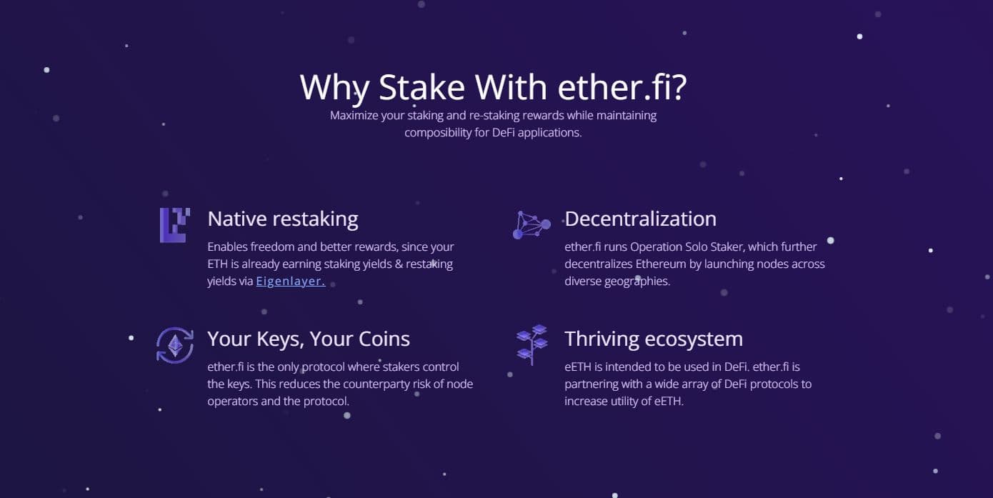 Ether.fi: инструкция стейкинга ETH и получения возможного дропа