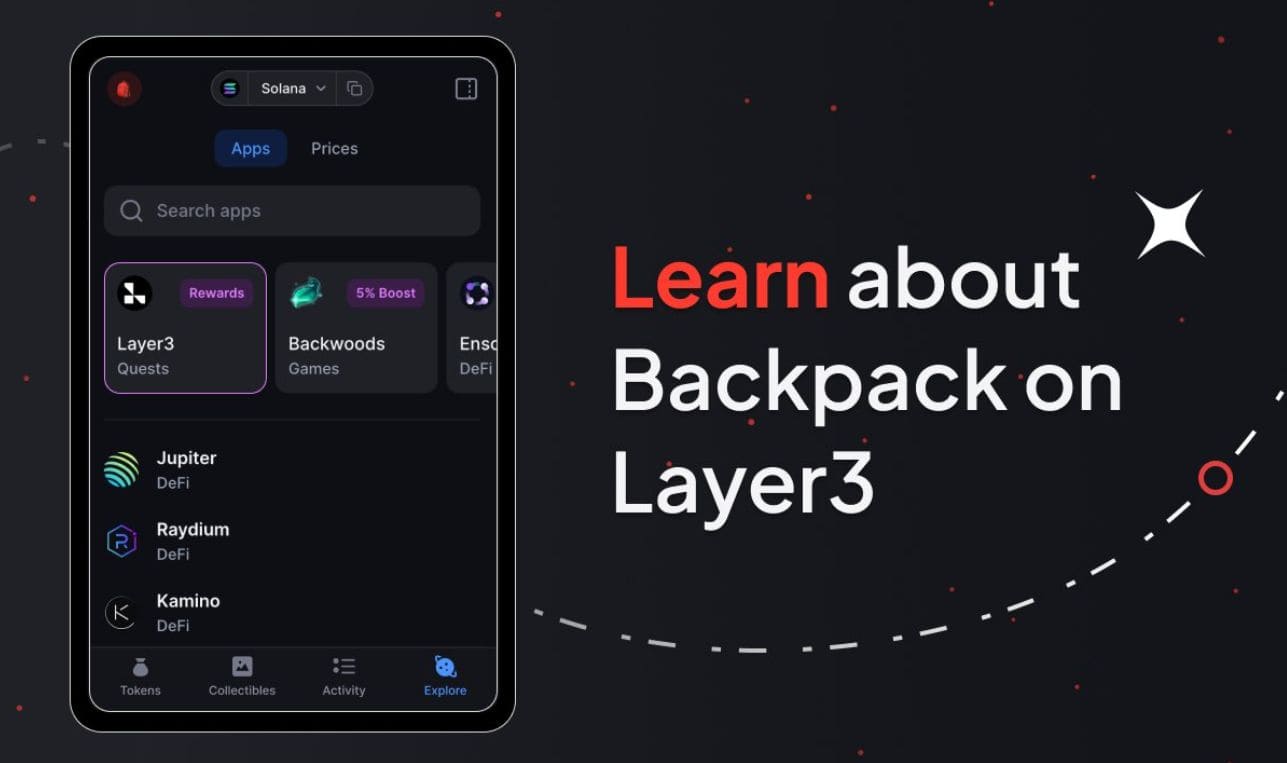 Квесты от Backpack на Layer3