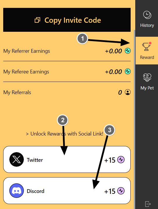 Социальные задания и первые поинты Aggregata