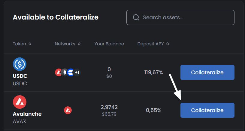 Collateralize