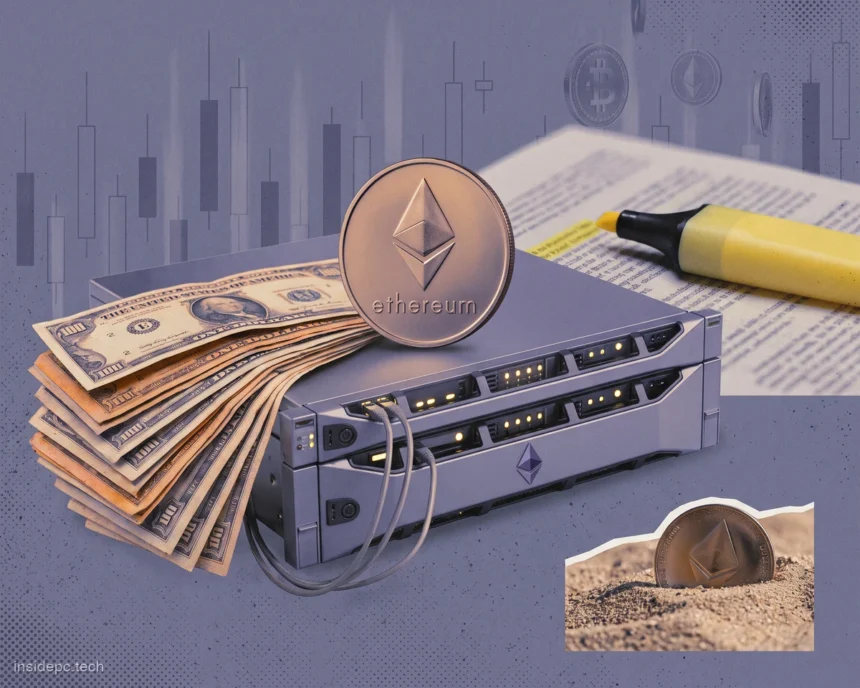 Стейкинг Ethereum принёс BitMine 98% квартальной выручки