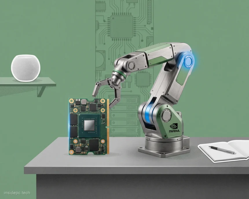 NVIDIA выпустила компактные ИИ-компьютеры Jetson Thor для роботов и edge AI