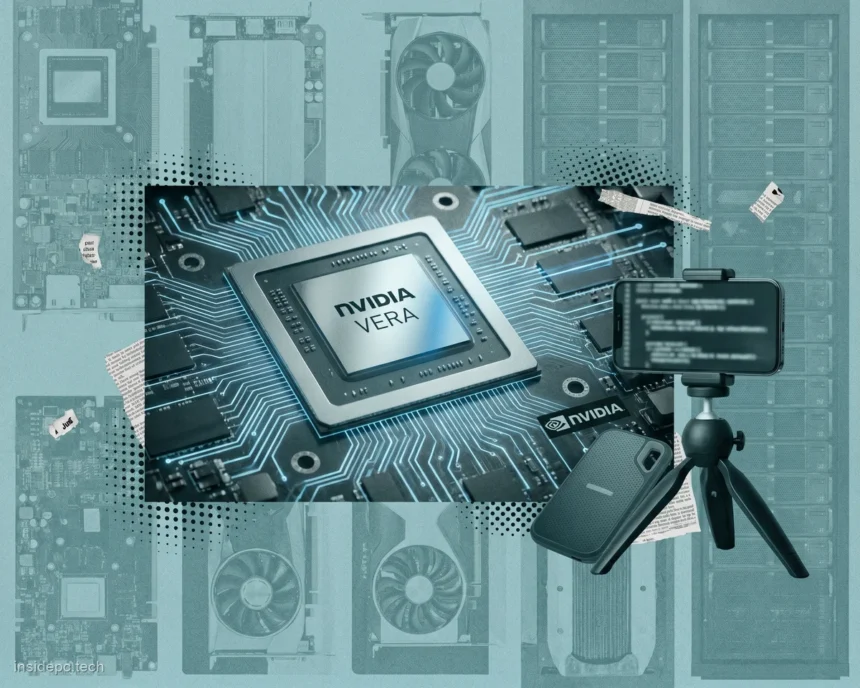 NVIDIA показала, как устроен CPU Vera — процессор для агентного ИИ