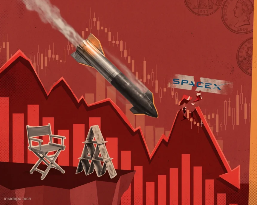 SpaceX стала «сломанным IPO»: 18 712 BTC под пристальным взглядом