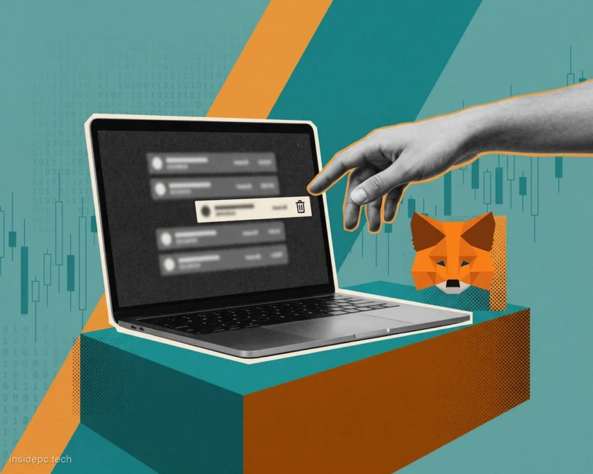 Как удалить аккаунт из кошелька Metamask