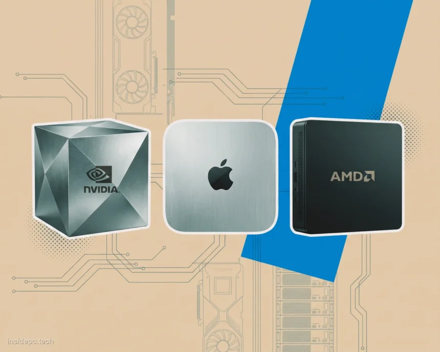 DGX Spark, Mac Studio и Strix Halo: 120B держат все три, 70B буксует у двух