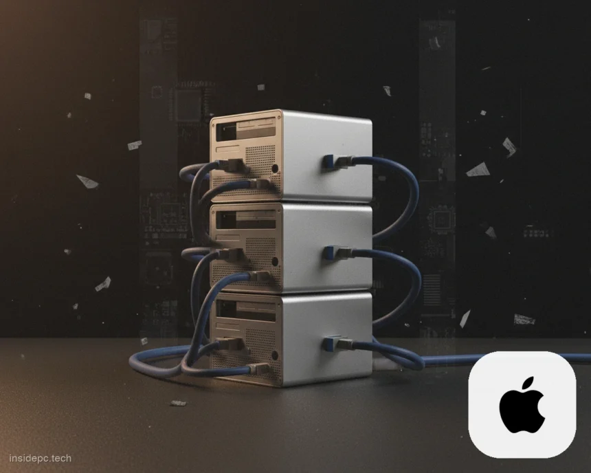 Mac Studio M5 Ultra: 512 ГБ единой памяти и кластер из четырёх машин по Thunderbolt 5