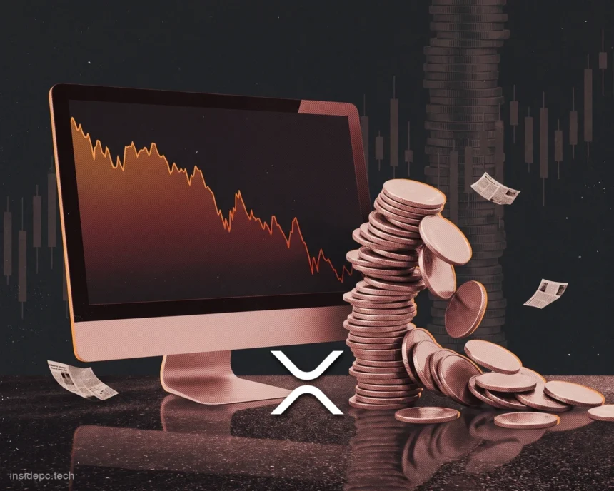 XRP упал с $1,69 до $1,51 за час: ликвидации на $1,71 млрд у 281 846 трейдеров