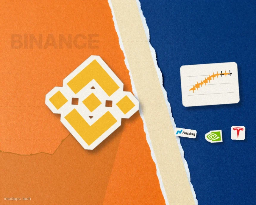 Акции на Binance: все TradFi-контракты по группам, тикерам и площадкам