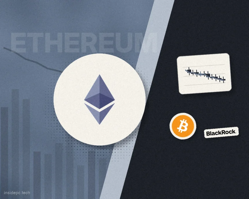 Ethereum-ETF потеряли $320 млн за неделю — больше биткоин-фондов, 93% на ETHA