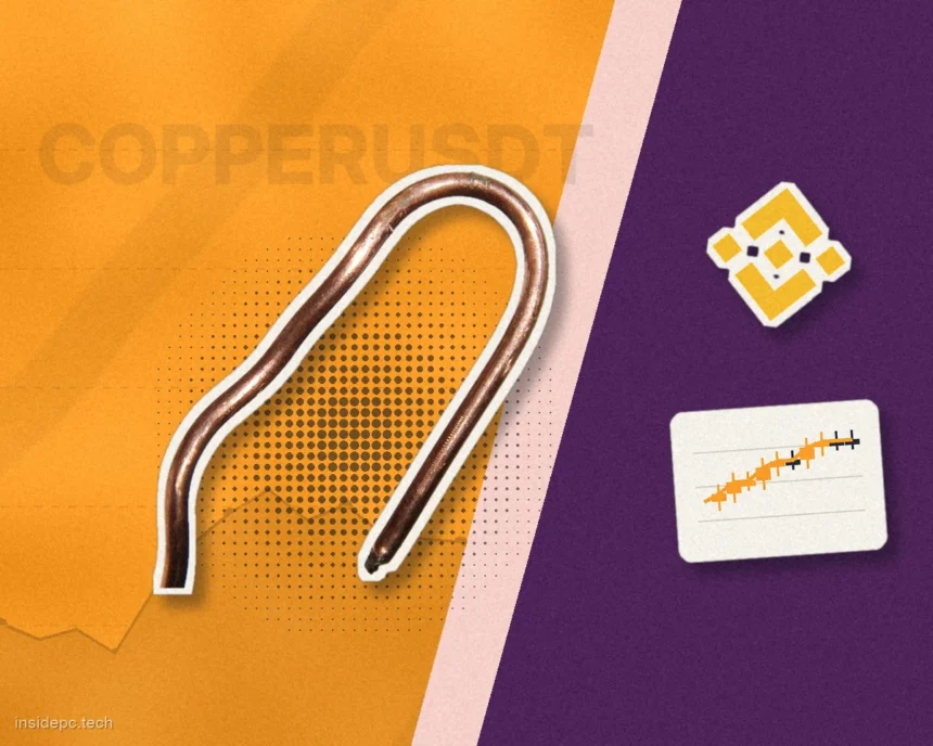 Медь на Binance — это перп COPPERUSDT: металла и акций меди нет, вход от 5 USDT