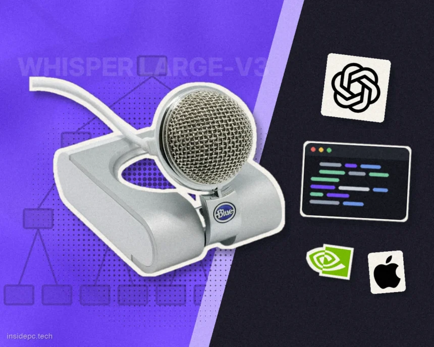 Whisper large-v3 и turbo на ПК и Mac: 4,96% ошибок на русском, память от 2,9 ГБ